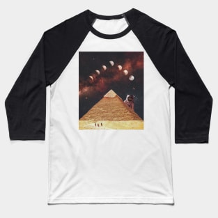 Pyramid in space -  Artwork Baseball T-Shirt